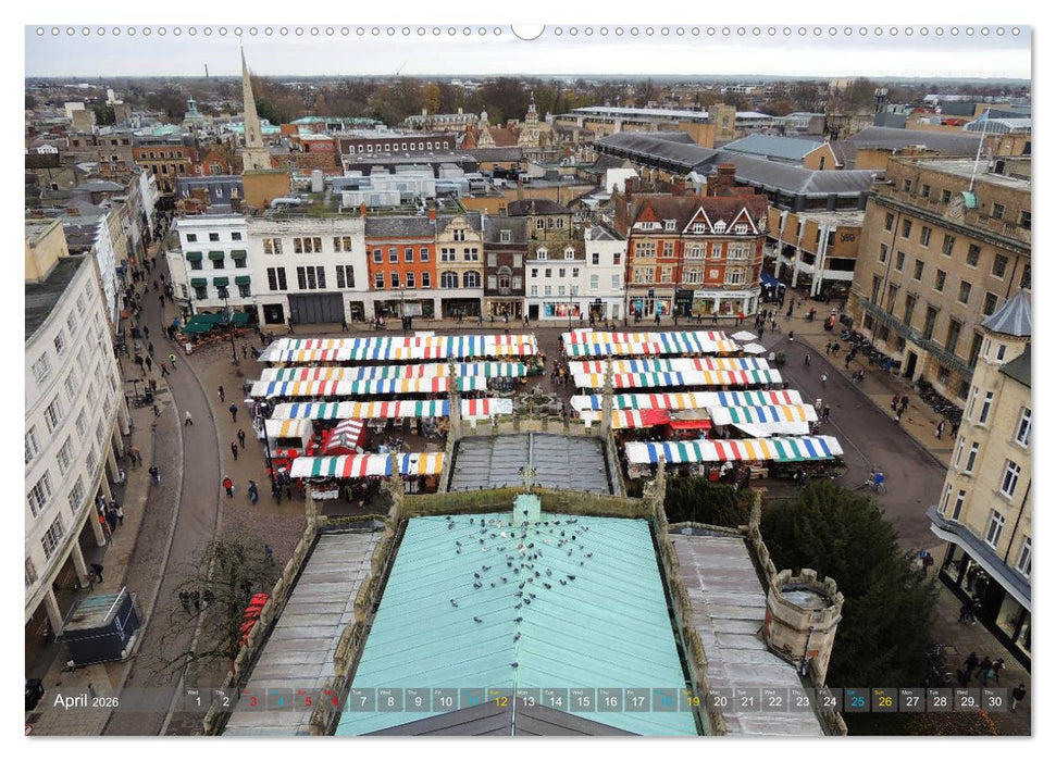 The historic Cambridge (CALVENDO Premium-Calendar 2026)