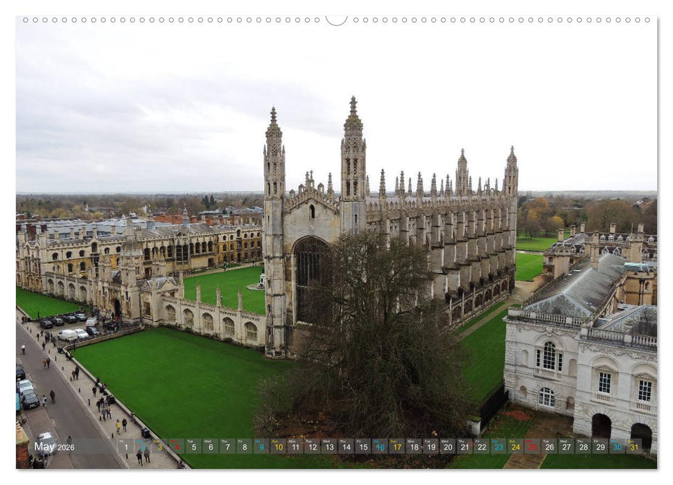 The historic Cambridge (CALVENDO Premium-Calendar 2026)