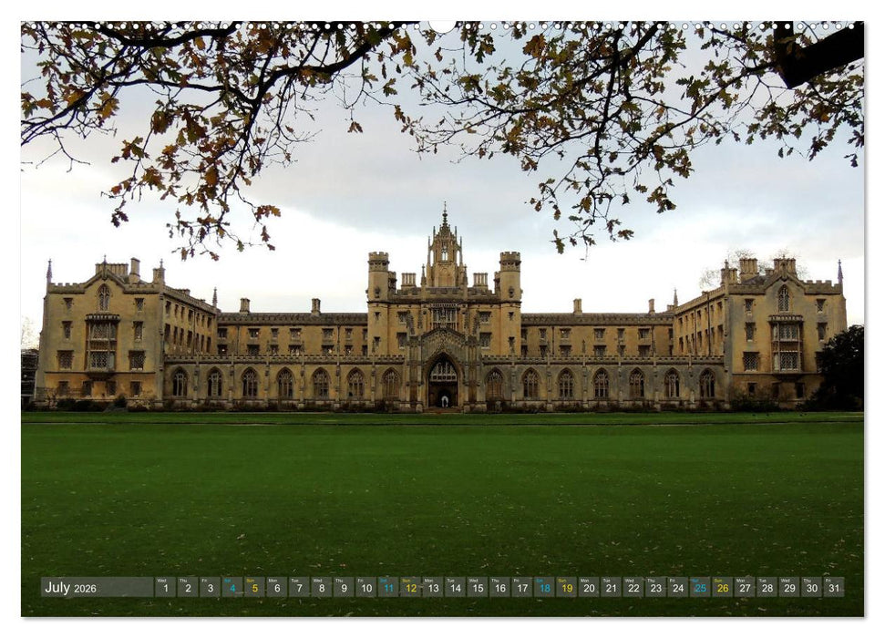 The historic Cambridge (CALVENDO Premium-Calendar 2026)