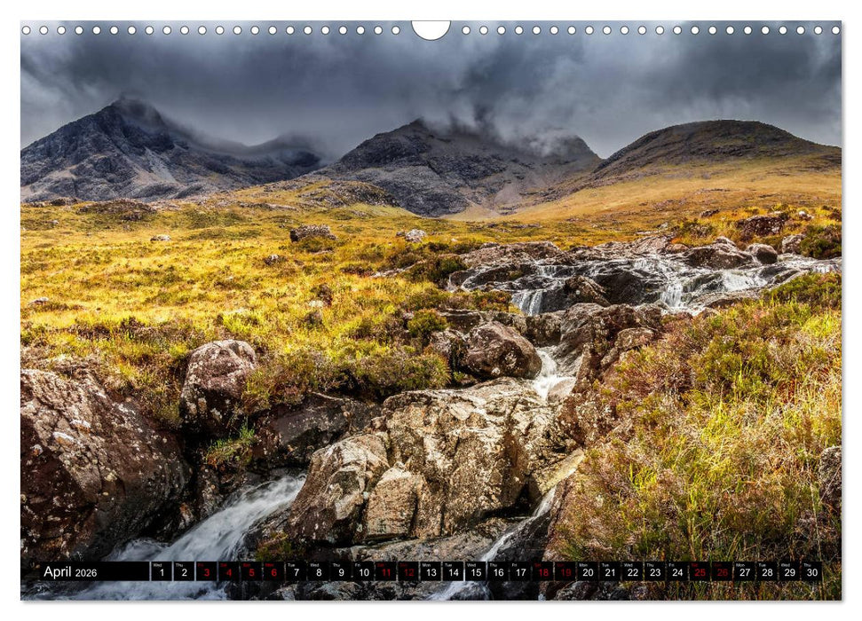Isle of Skye Landscapes and Light (CALVENDO Monthly Calendar 2026)