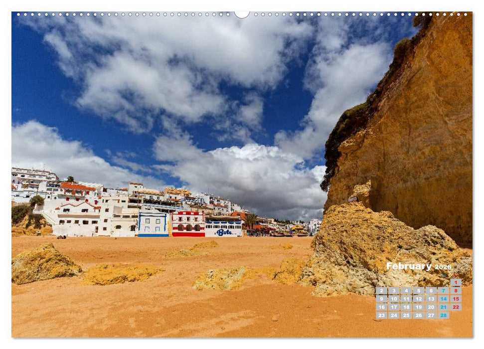 ALGARVE Portugals red coast (CALVENDO Premium-Calendar 2026)