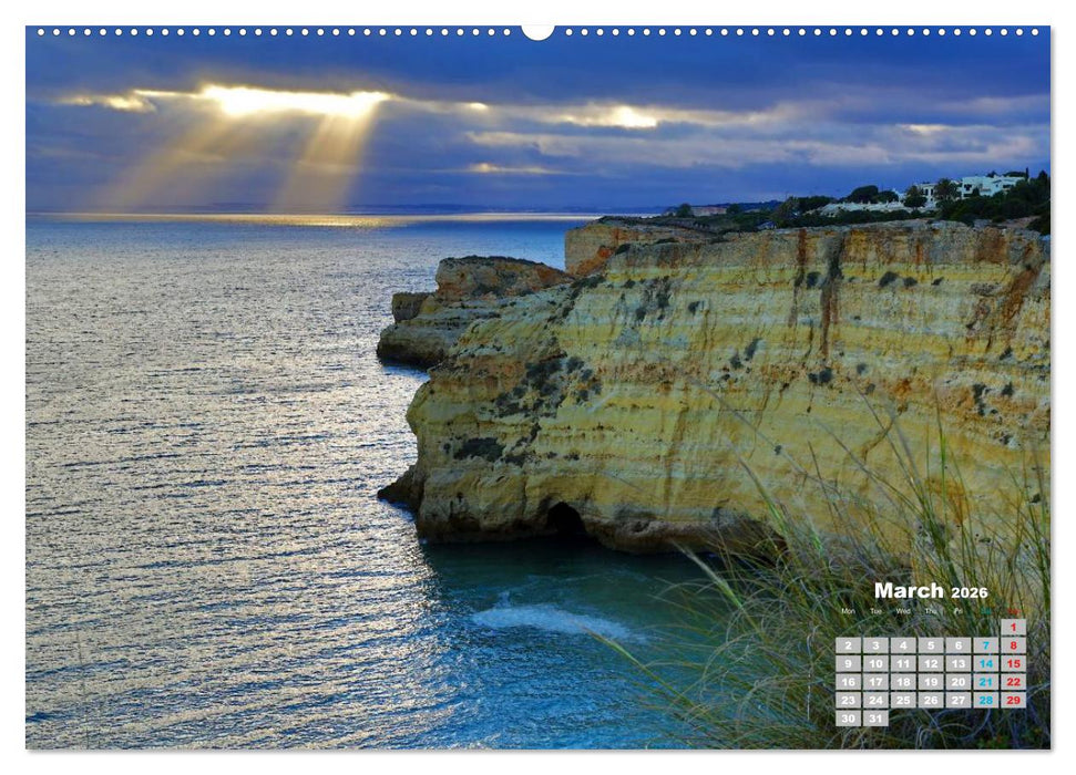 ALGARVE Portugals red coast (CALVENDO Premium-Calendar 2026)