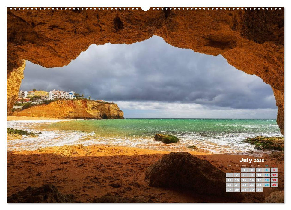 ALGARVE Portugals red coast (CALVENDO Premium-Calendar 2026)