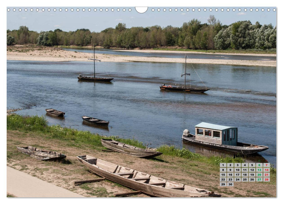 Bords de Loire Ville d'Amboise (CALVENDO Calendrier mensuel 2026)
