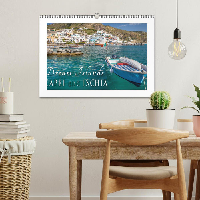 Dream Islands Capri and Ischia (CALVENDO Monthly Calendar 2026)