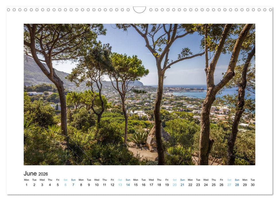 Dream Islands Capri and Ischia (CALVENDO Monthly Calendar 2026)