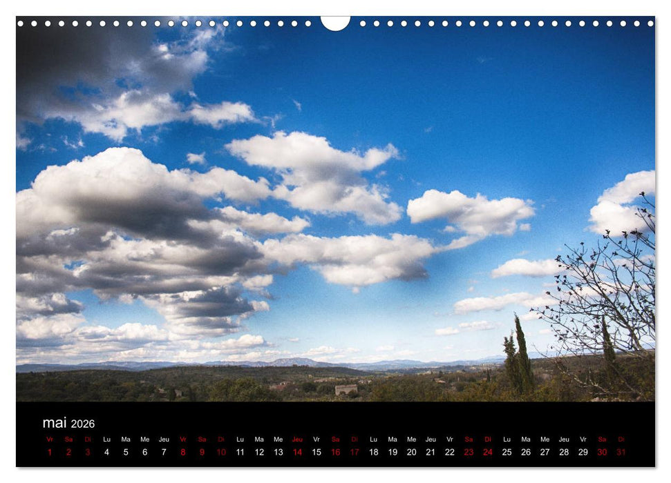 Horizons ardéchois (CALVENDO Calendrier mensuel 2026)