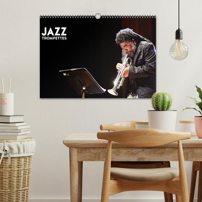 Jazz Trompettes (CALVENDO Calendrier mensuel 2026)
