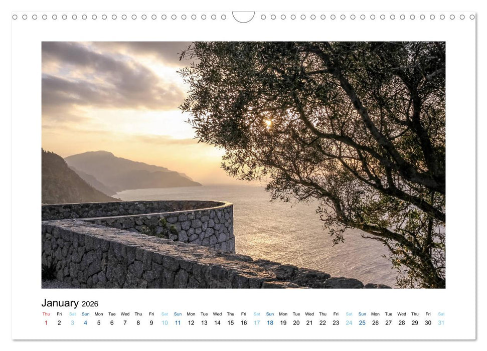 Longing for Mallorca (CALVENDO Monthly Calendar 2026)