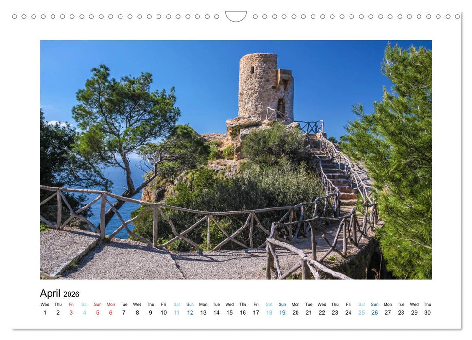 Longing for Mallorca (CALVENDO Monthly Calendar 2026)