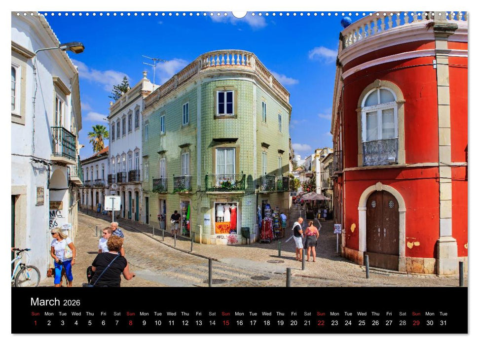 Algarve - the gold coast of Portugal (CALVENDO Premium-Calendar 2026)