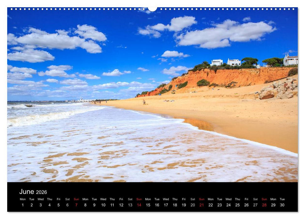 Algarve - the gold coast of Portugal (CALVENDO Premium-Calendar 2026)