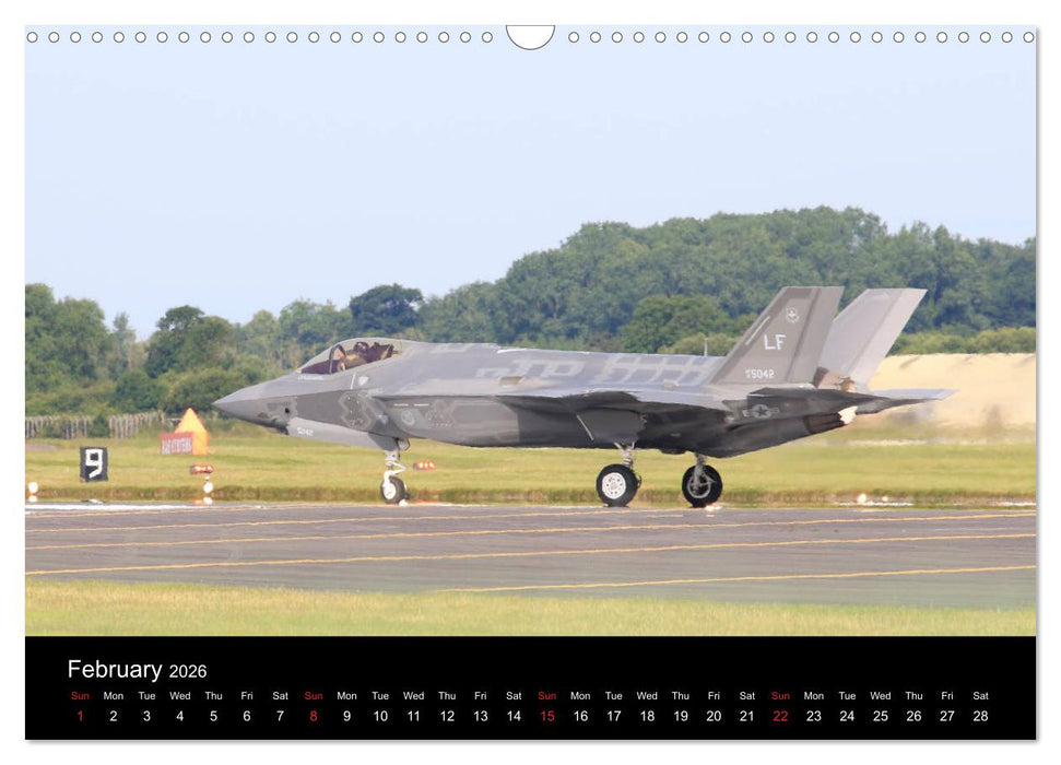 Lockheed Martin F35 Stealth Fighter (CALVENDO Monthly Calendar 2026)