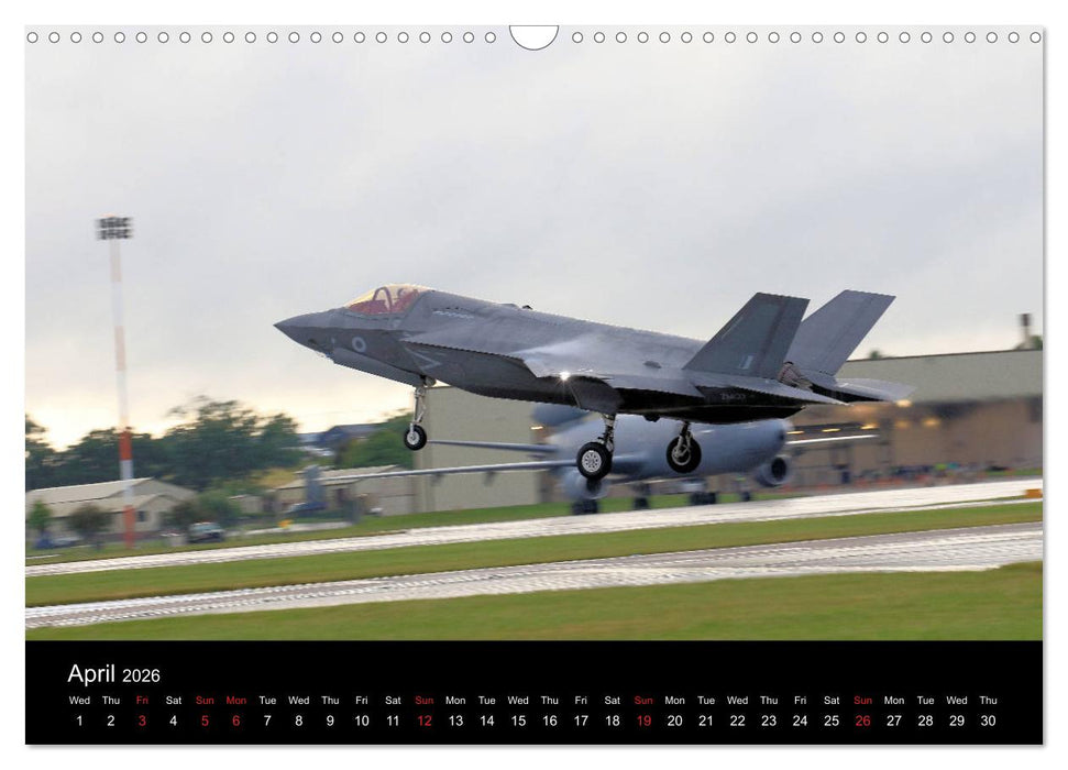 Lockheed Martin F35 Stealth Fighter (CALVENDO Monthly Calendar 2026)