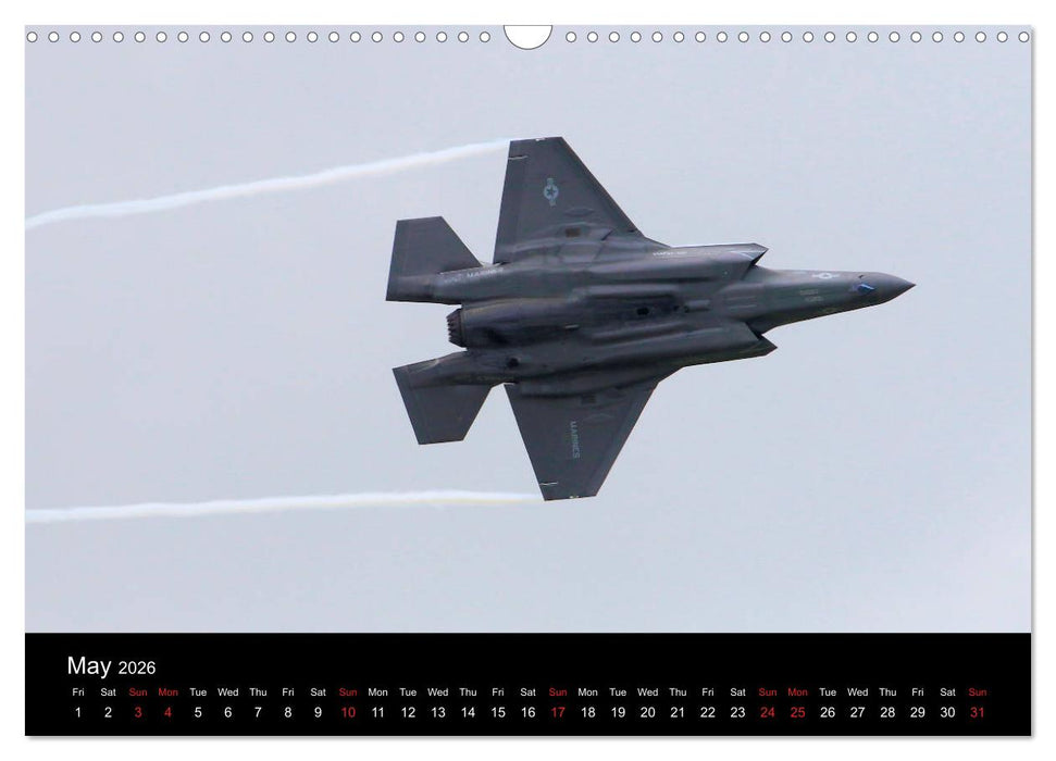 Lockheed Martin F35 Stealth Fighter (CALVENDO Monthly Calendar 2026)