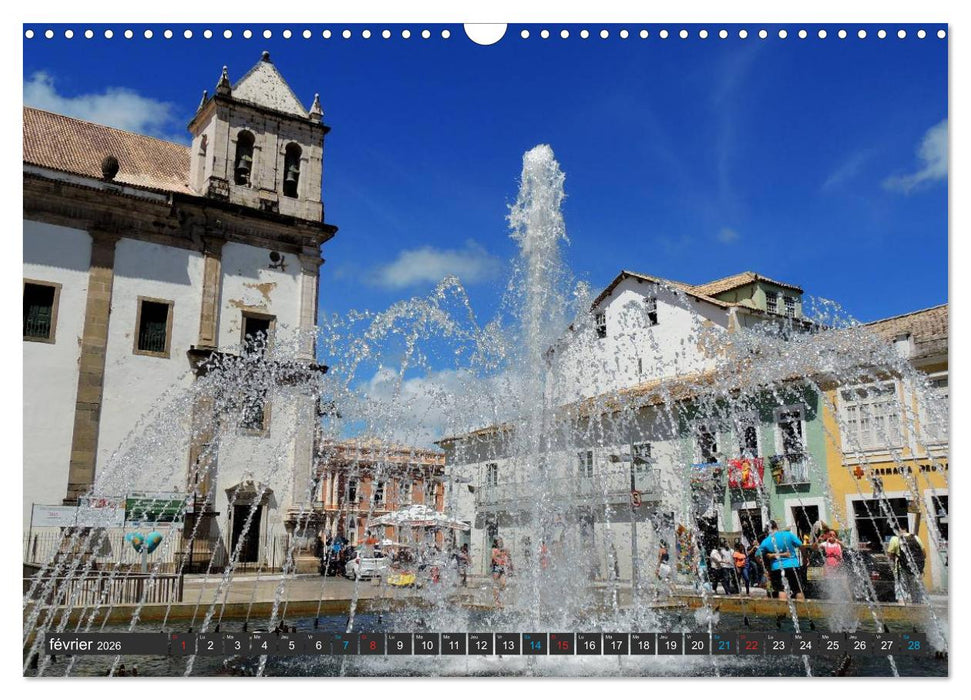 Salvador de Bahia – Brésil (CALVENDO Calendrier mensuel 2026)