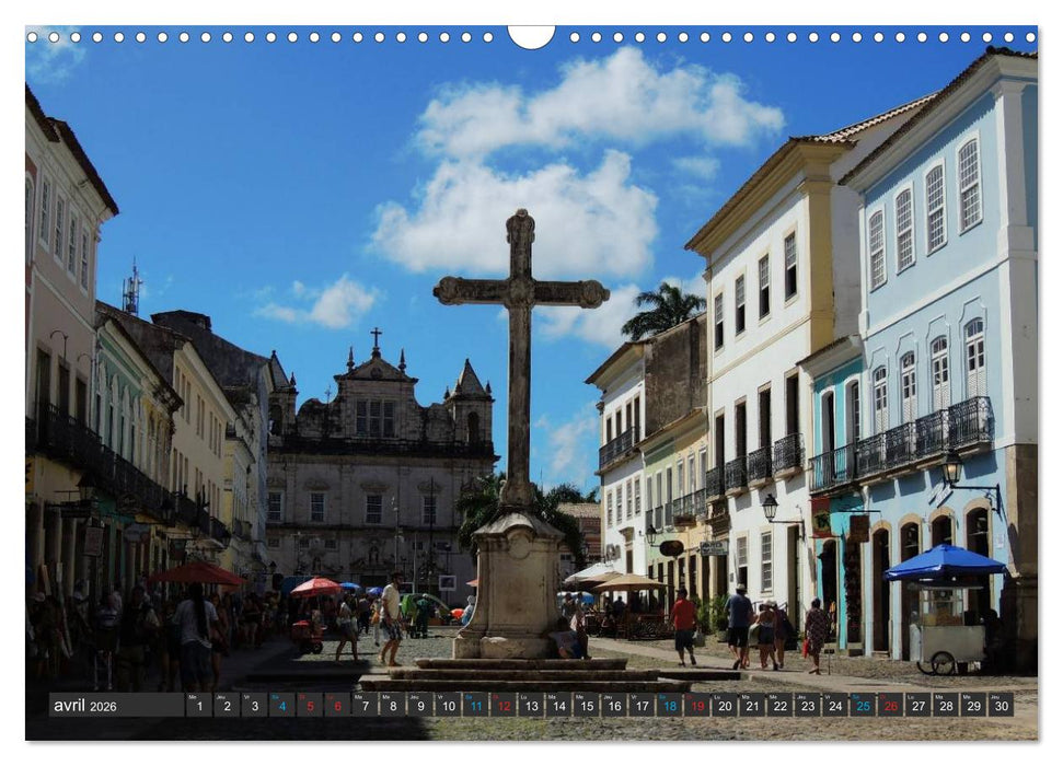 Salvador de Bahia – Brésil (CALVENDO Calendrier mensuel 2026)