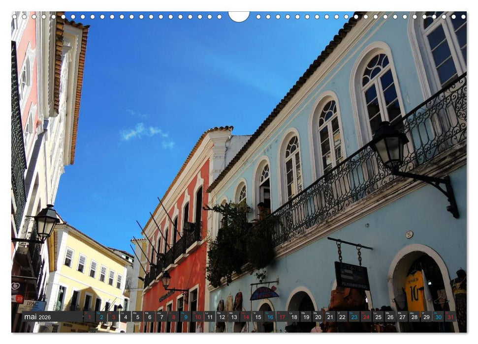 Salvador de Bahia – Brésil (CALVENDO Calendrier mensuel 2026)