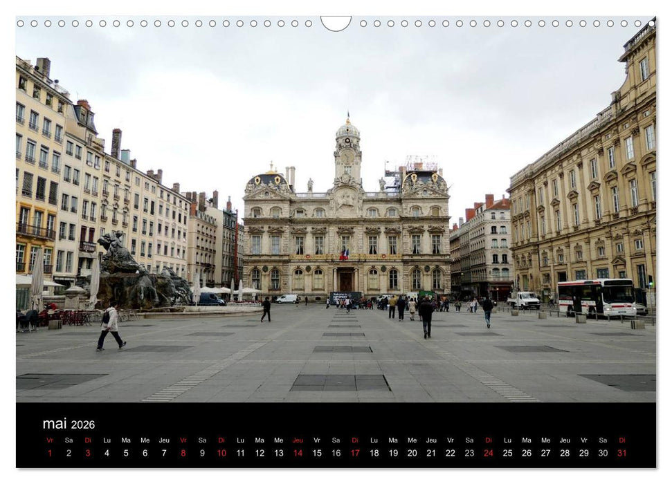 Tout simplement Lyon (CALVENDO Calendrier mensuel 2026)