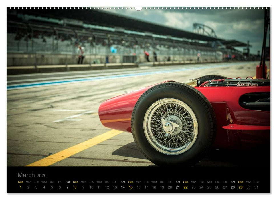 Maserati - Early GP Cars (CALVENDO Premium-Calendar 2026)