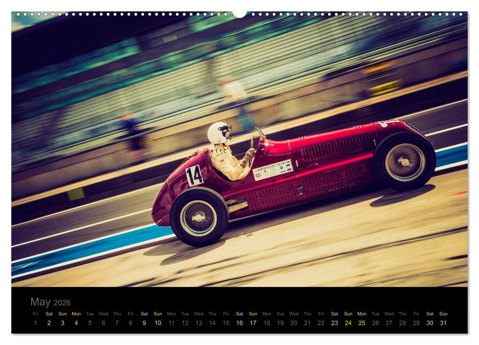 Maserati - Early GP Cars (CALVENDO Premium-Calendar 2026)