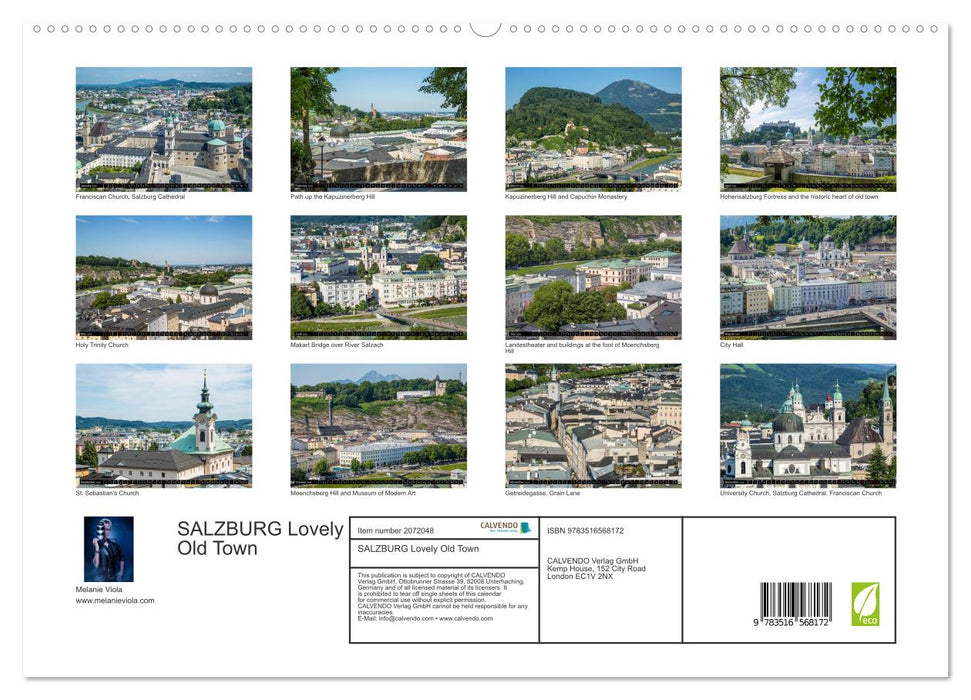 SALZBURG Lovely Old Town (CALVENDO Premium-Calendar 2026)
