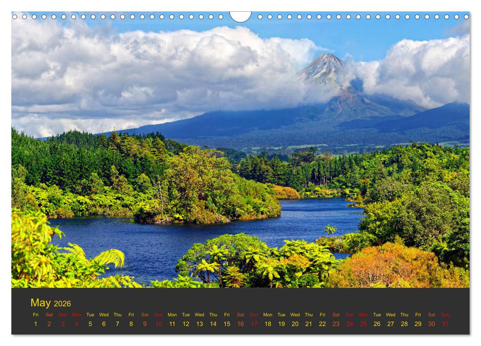 Spirit of New Zealand (CALVENDO Monthly Calendar 2026)