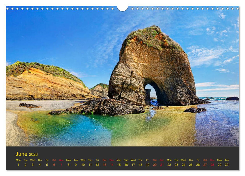 Spirit of New Zealand (CALVENDO Monthly Calendar 2026)