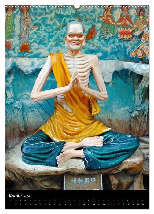 Bouddha Portraits du Sage (CALVENDO Calendrier supérieur 2026)