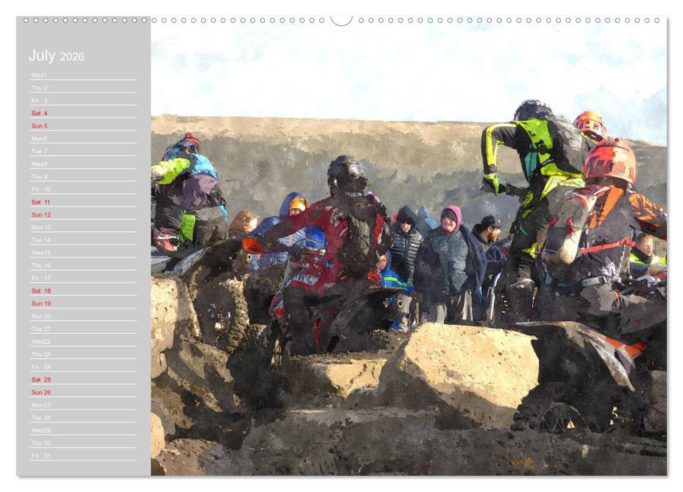 ENDURO RACING 2 (CALVENDO Premium-Calendar 2026)