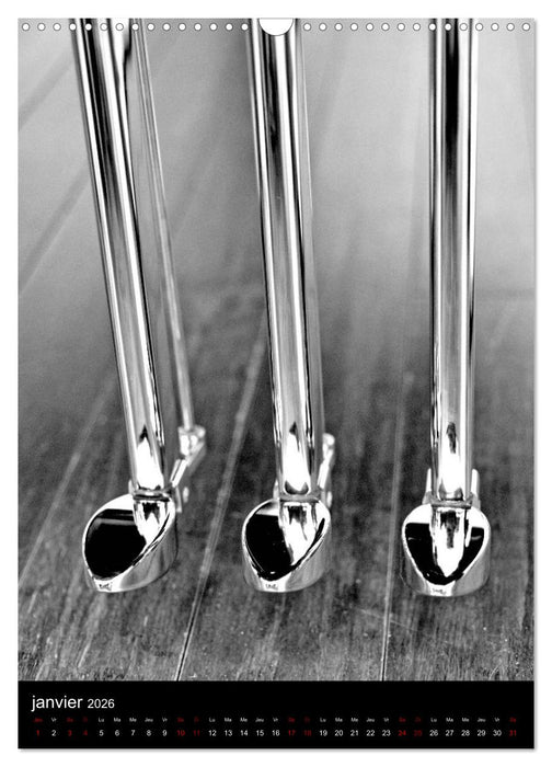 Au son du piano (CALVENDO Calendrier mensuel 2026)