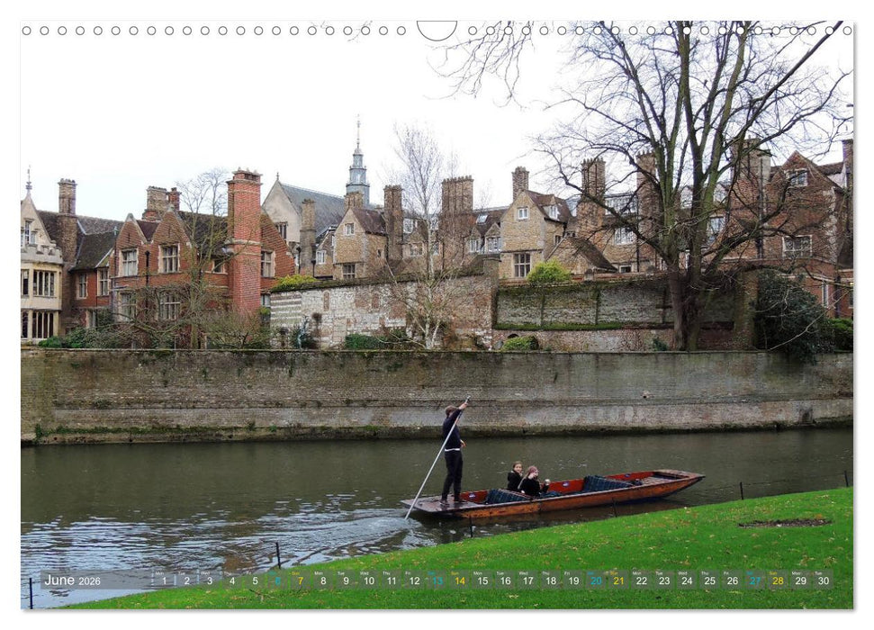 The historic Cambridge (CALVENDO Monthly Calendar 2026)