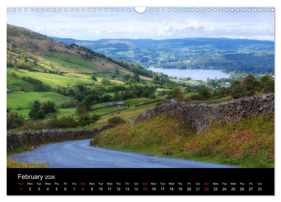 Cumbria - Lake District (CALVENDO Monthly Calendar 2026)