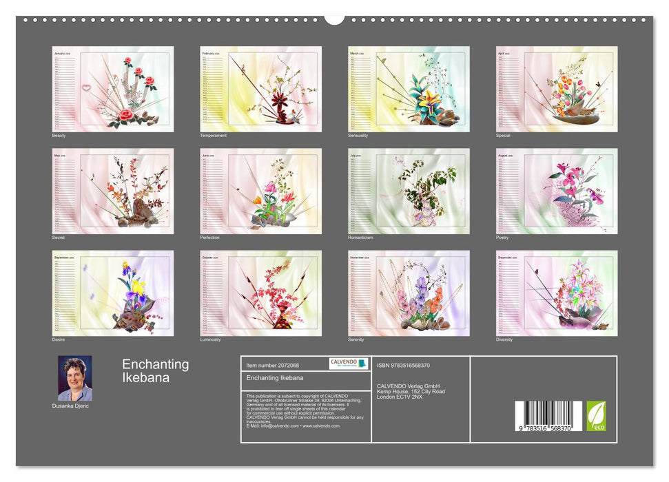 Enchanting Ikebana (CALVENDO Premium-Calendar 2026)