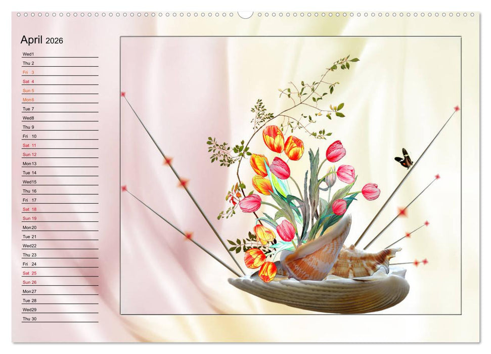 Enchanting Ikebana (CALVENDO Premium-Calendar 2026)