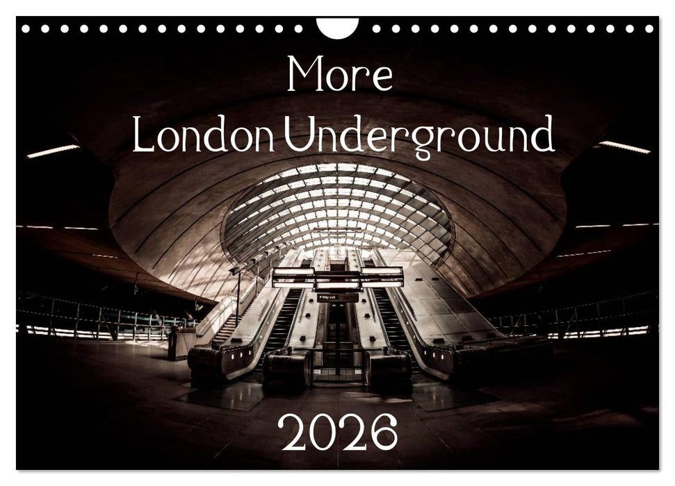 More London Underground 2026 (CALVENDO Monthly Calendar 2026)