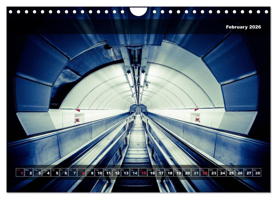 More London Underground 2026 (CALVENDO Monthly Calendar 2026)