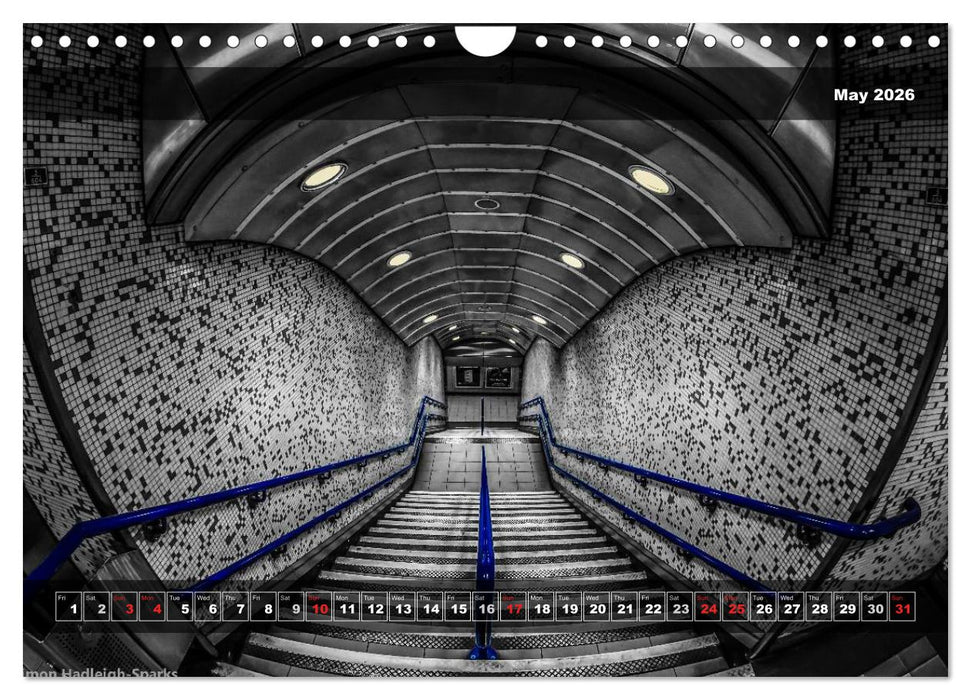 More London Underground 2026 (CALVENDO Monthly Calendar 2026)