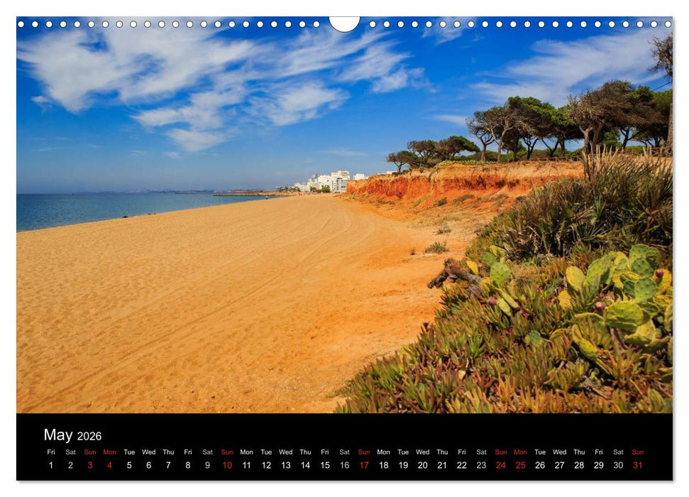Algarve - the gold coast of Portugal (CALVENDO Monthly Calendar 2026)