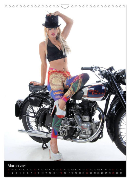 Girl on a Bike (CALVENDO Monthly Calendar 2026)