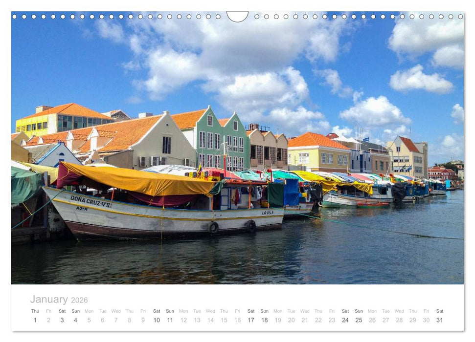 Curacao - Tropical Island (CALVENDO Monthly Calendar 2026)