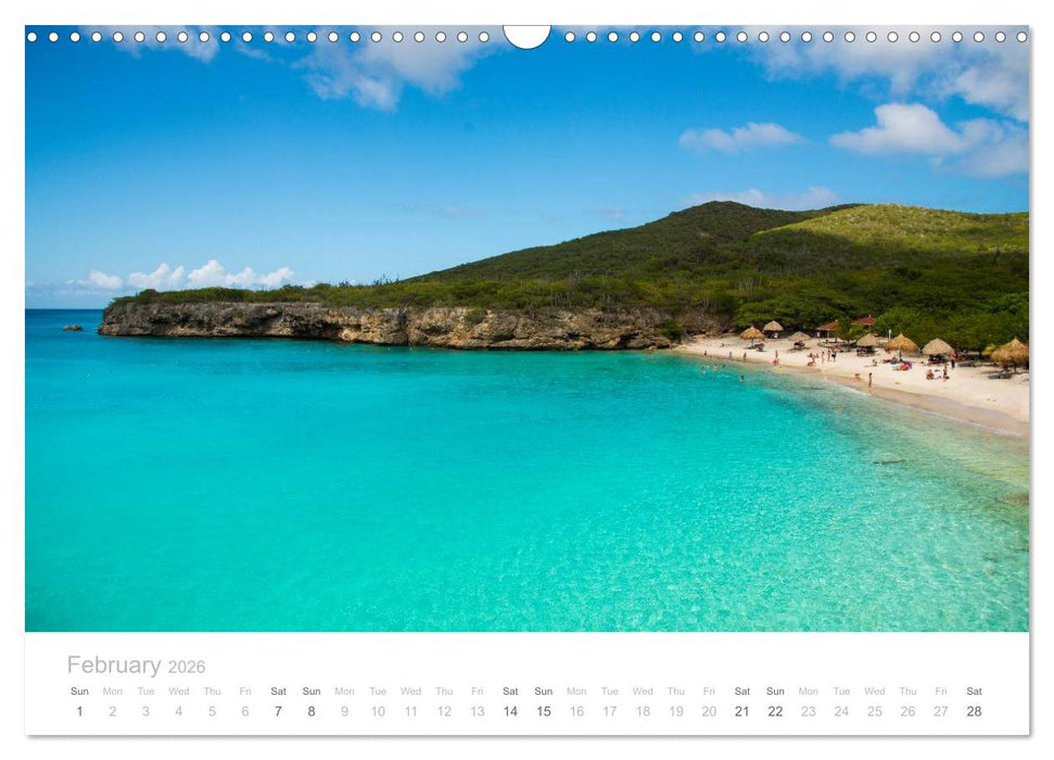 Curacao - Tropical Island (CALVENDO Monthly Calendar 2026)