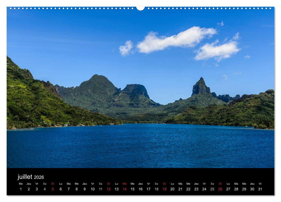 Polynésie française - Magie des îles (CALVENDO Calendrier supérieur 2026)