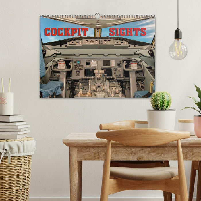 Cockpit sights (CALVENDO Monthly Calendar 2026)