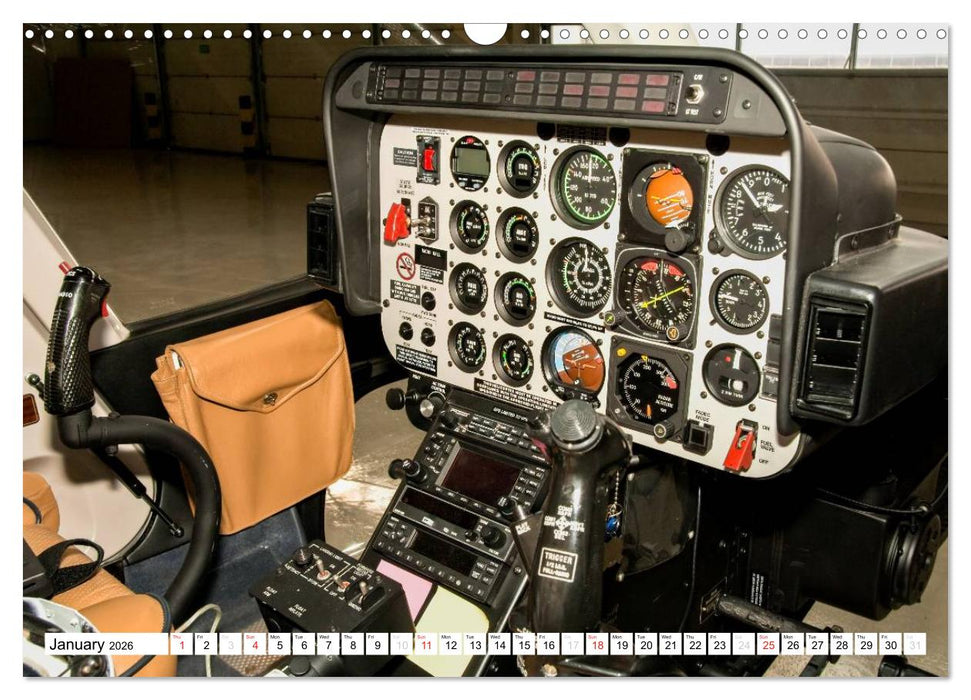 Cockpit sights (CALVENDO Monthly Calendar 2026)