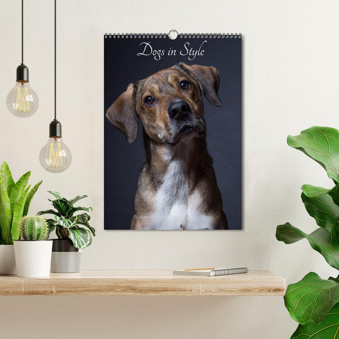 Dogs in Style (CALVENDO Monthly Calendar 2026)