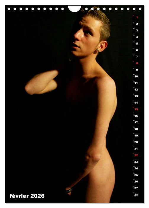Minets, charmes et beautés de jeunes mecs (CALVENDO Calendrier mensuel 2026)