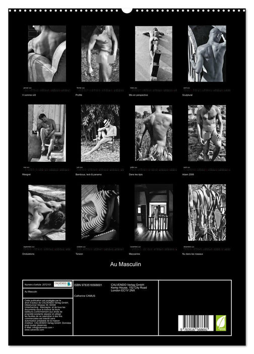 Au Masculin (CALVENDO Calendrier supérieur 2026)