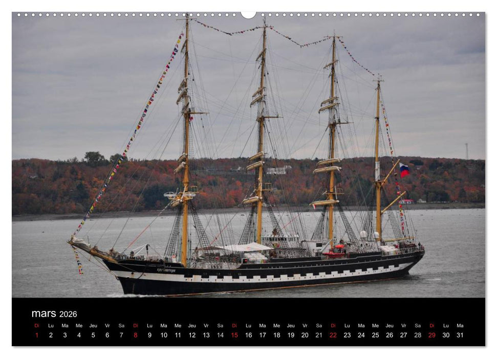 Navires du Saint-Laurent (CALVENDO Calendrier supérieur 2026)