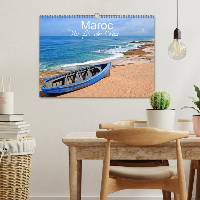 Maroc Au fil de l'eau (CALVENDO Calendrier mensuel 2026)